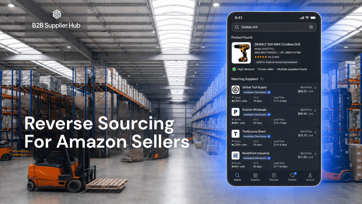 Reverse Sourcing for Amazon Sellers
