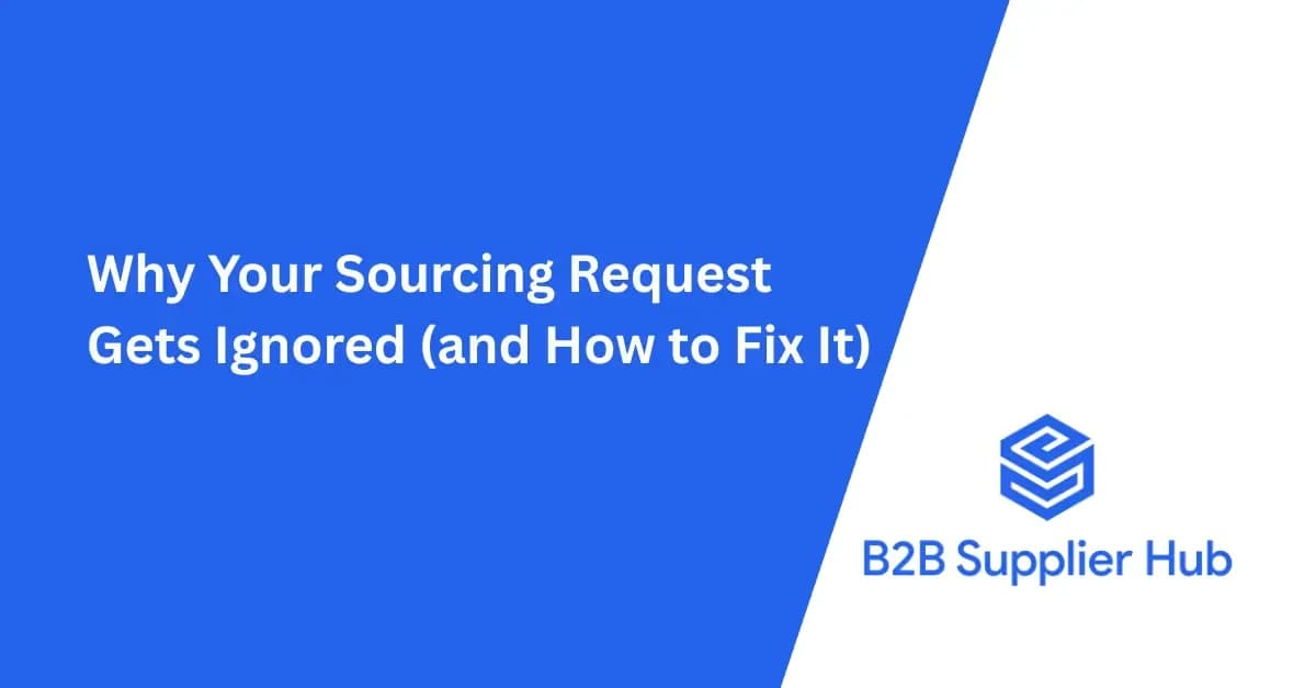 What to Put in a Sourcing Request