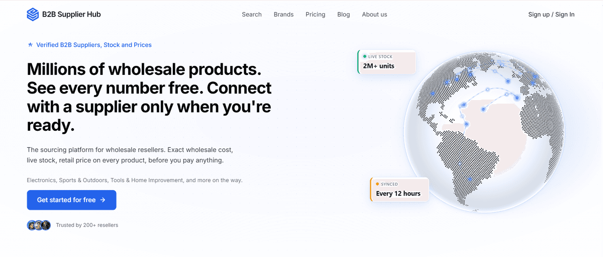 What is B2B Supplier Hub? A Free Wholesale Supplier Search Platform